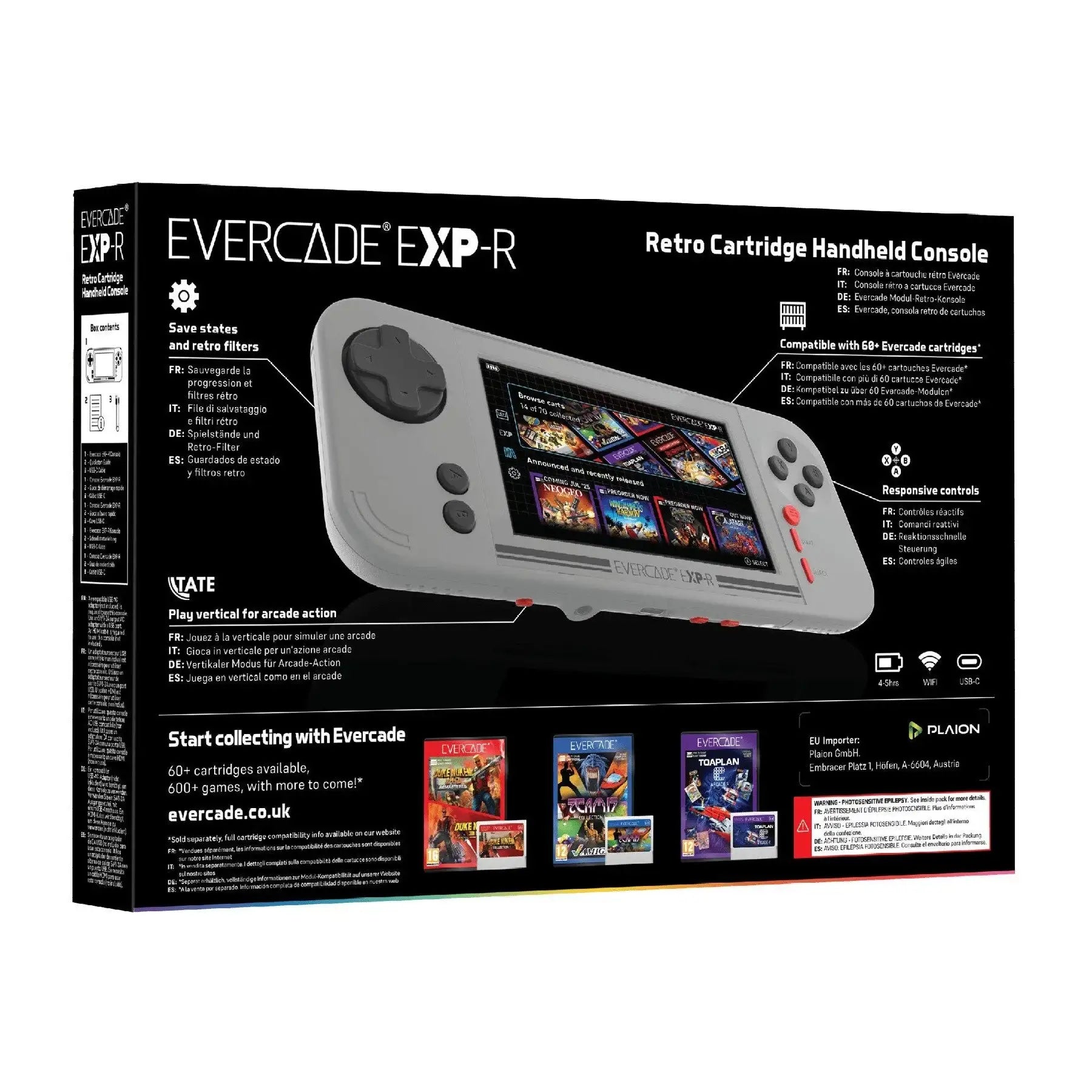 Evercade - EXP-R Retro Console - Przenośna Konsola Retro