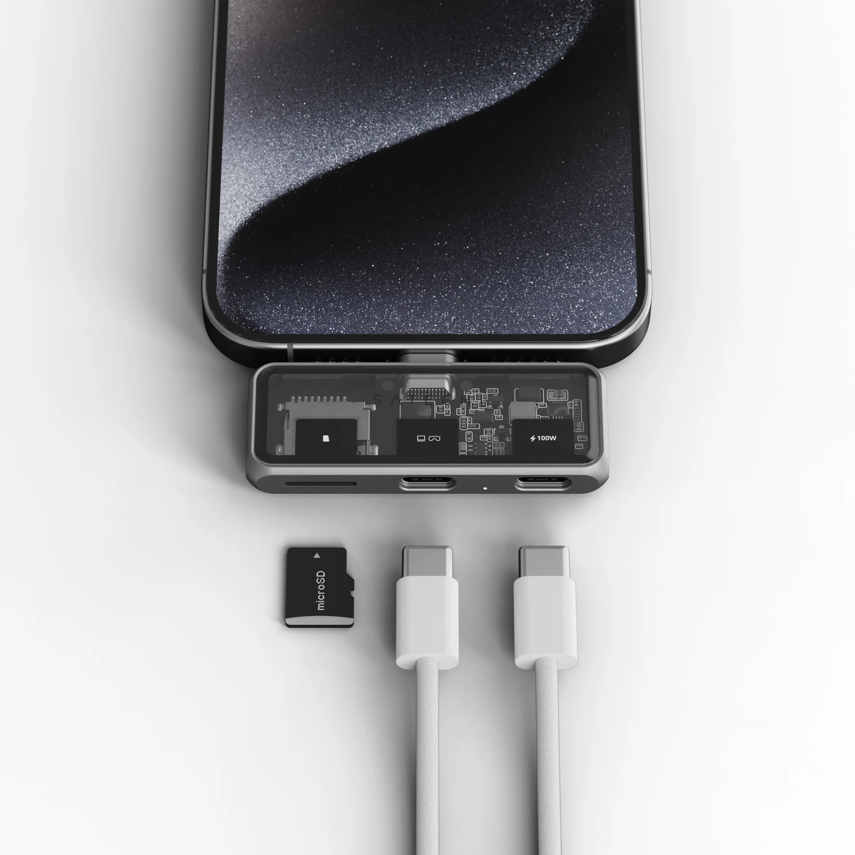Satechi - Mobile XR Hub with microSD Reader - Mobilny Hub XR z Czytnikiem microSD
