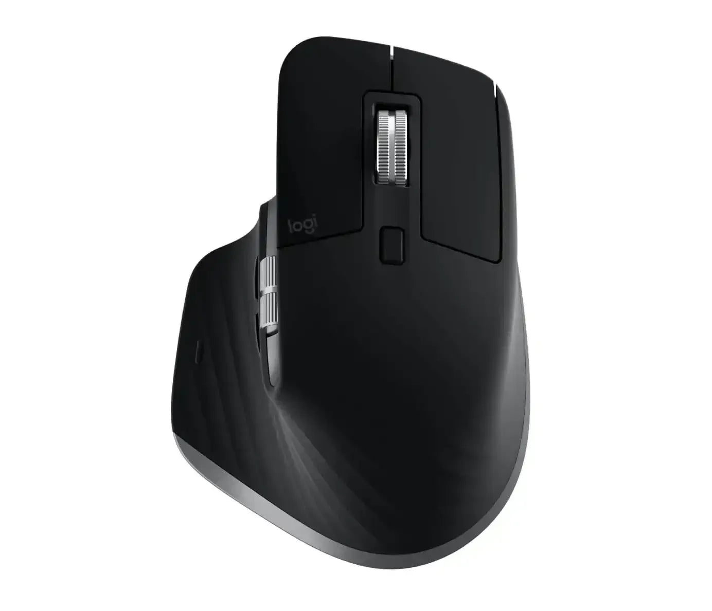 Bezprzewodowa mysz komputerowa MX Master 3S, widok z góry, kolor szary, ergonomiczna