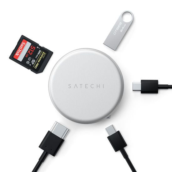 Satechi - OntheGo™ 5-in-1 Multiport Adapter - Adapter do Urządzeń Mobilnych