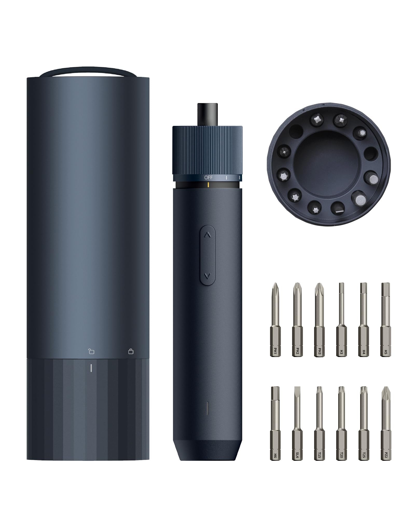 HOTO - 40 Piece Household Tool Kit - Zestaw Narzędzi Domowych z Wkrętakiem 3.6V