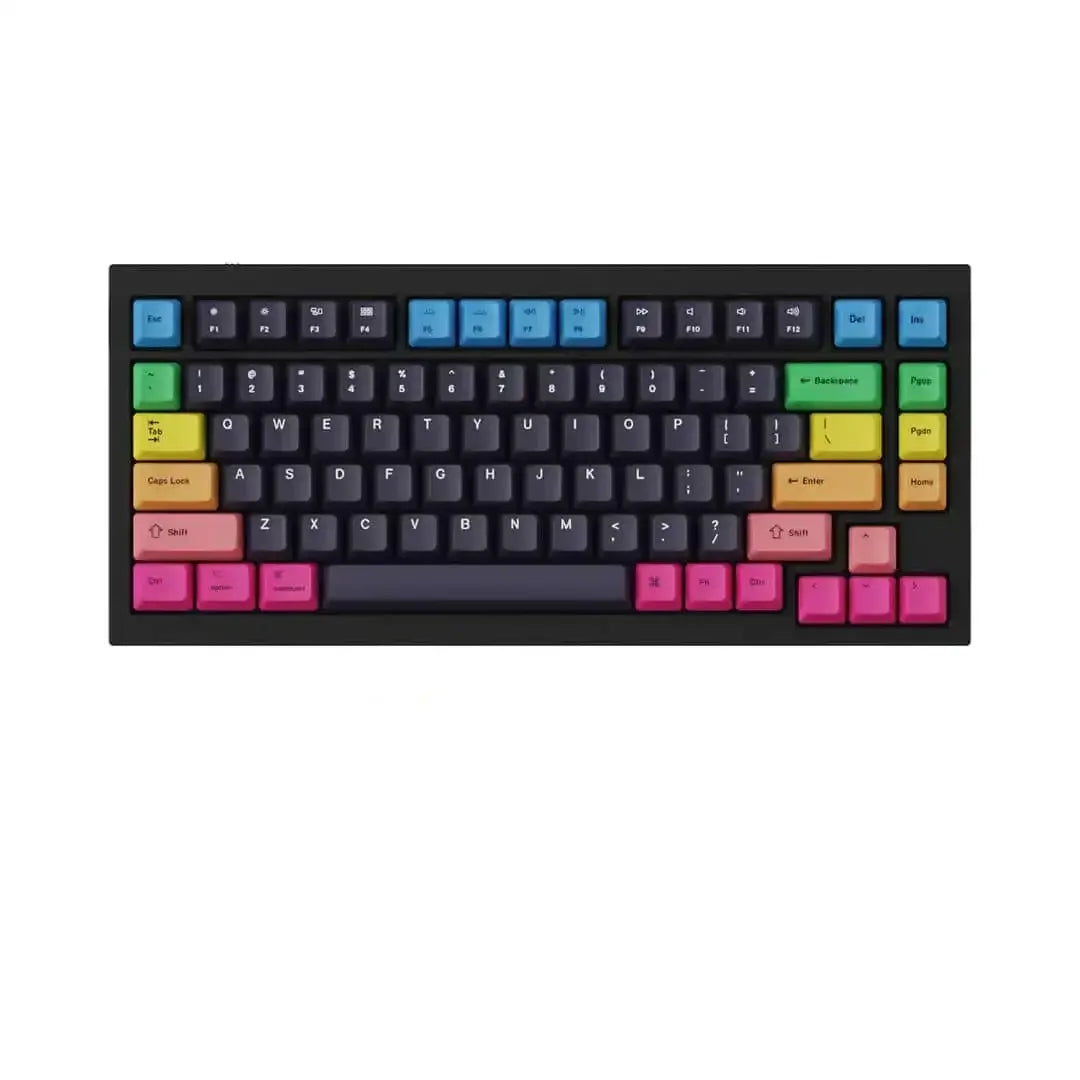 Kolorowy zestaw keycapów PBT dye-sub do klawiatury mechanicznej Keychron Q1, Q2, K2