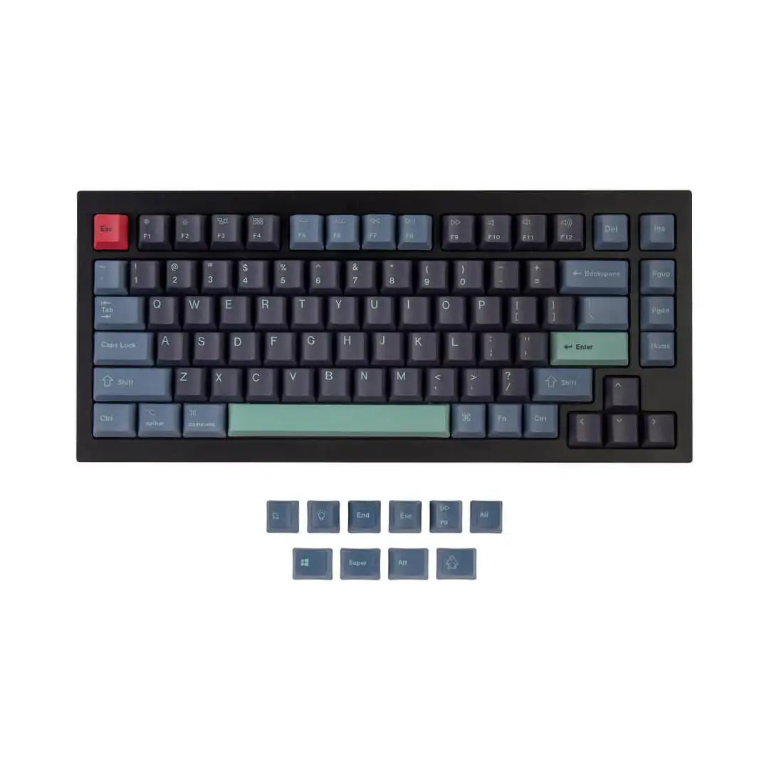 Keychron Keycaps - Q1 & K2 OEM Dye-Sub PBT Keycap Set - Hacker