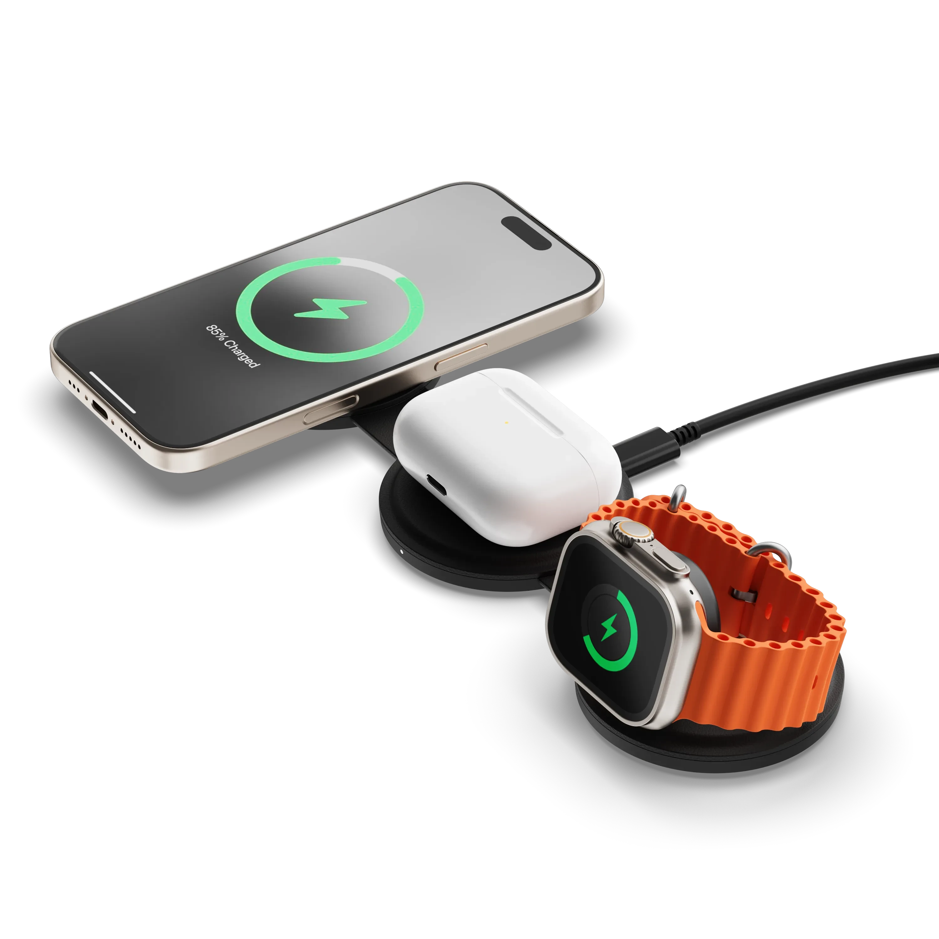 Satechi - OntheGo™ 3-in-1 Charger - Ładowarka 3w1