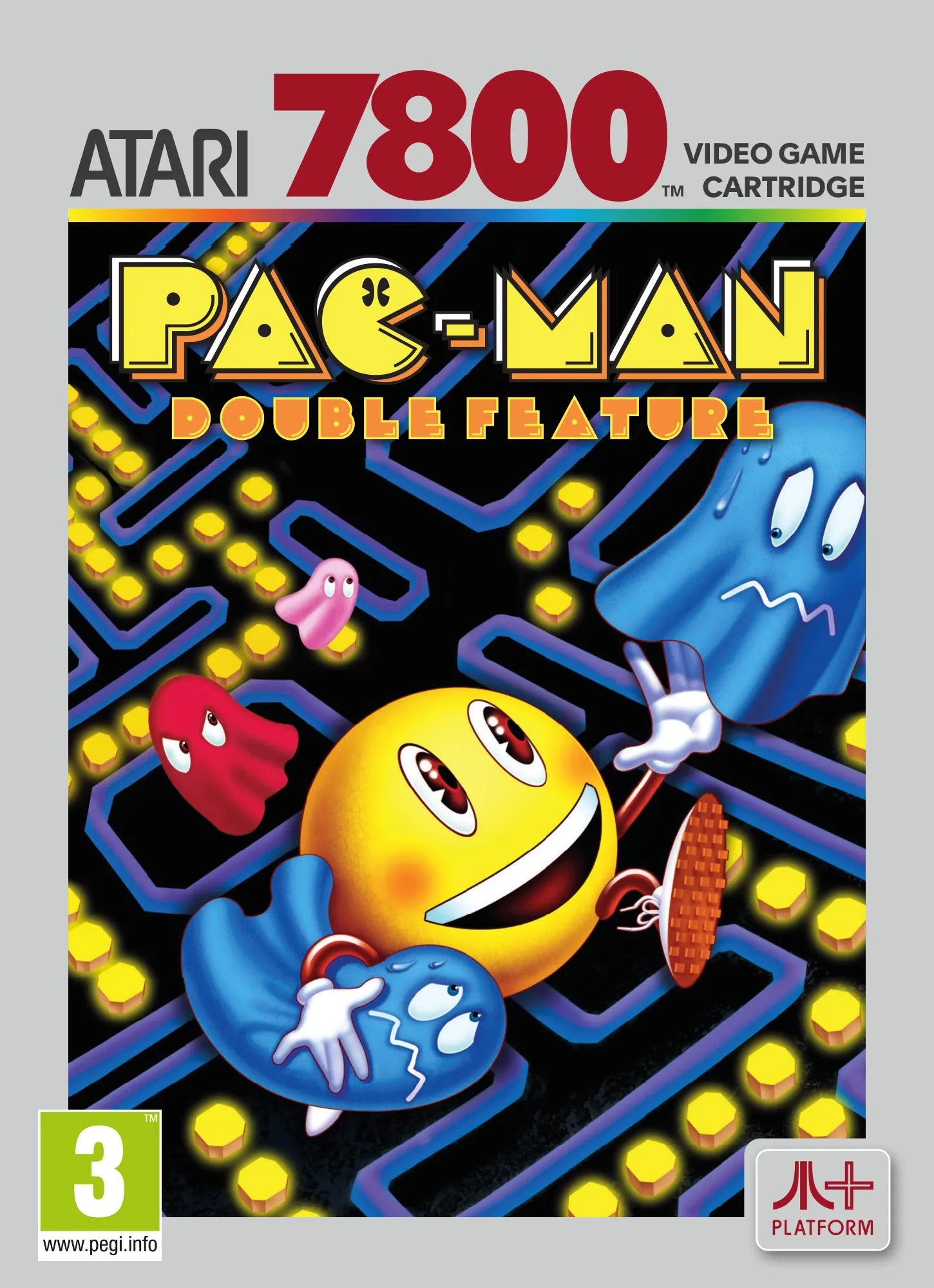Atari - PAC-MAN: Double Feature 7800 - Zestaw Gier Retro