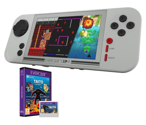 Evercade - EXP-R Retro Console + Taito Arcade 1 - Przenośna Konsola Retro