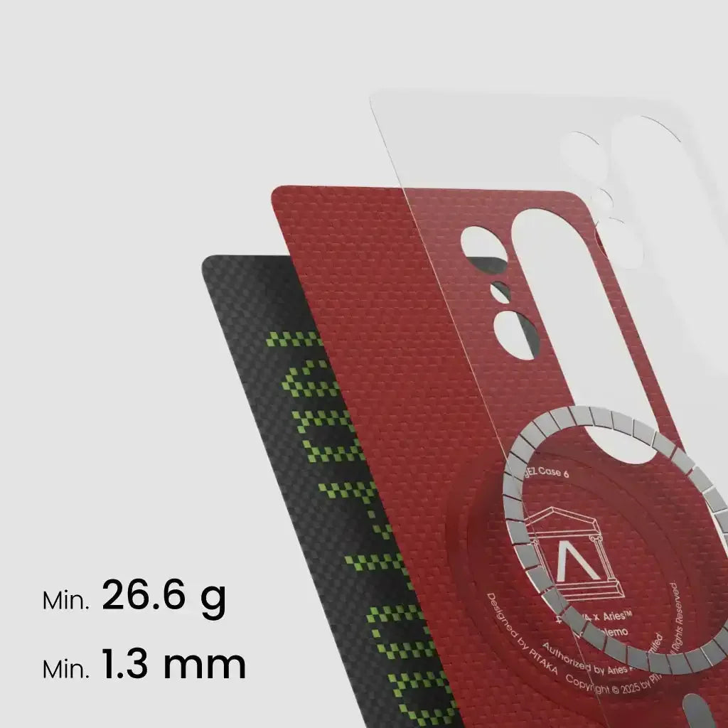 Pitaka - Ultra-Slim Case Samsung Galaxy S25 Ultra NoProblemo (Lumintex™ Edition) - Ultra Cienkie Etui na Samsunga Galaxy S25 Ultra