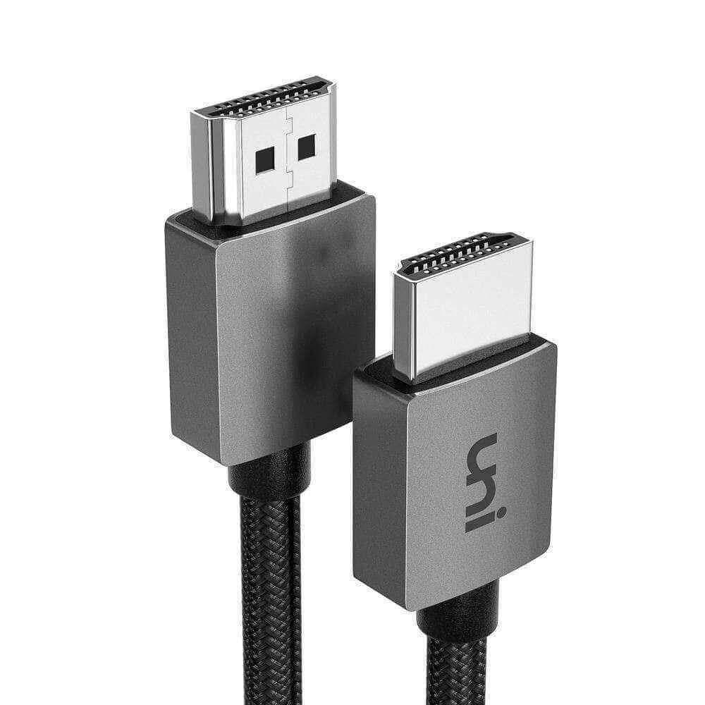 Kabel HDMI do HDMI 4K 6ft, nylonowy oplot, złącza metalowe, akcesoria biurowe