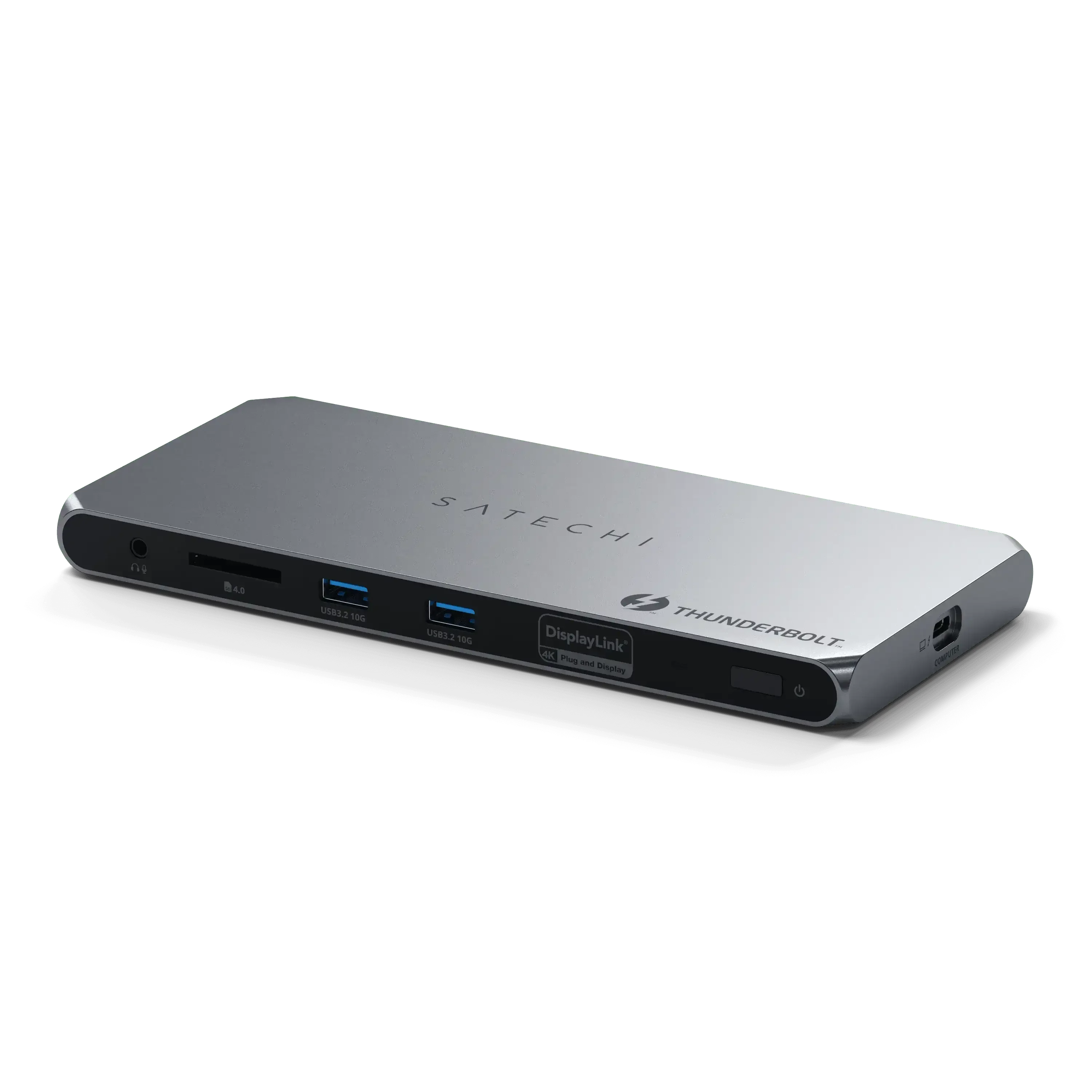 Stacja dokująca Thunderbolt 4 z wieloma portami USB i DisplayLink, akcesorium biurowe