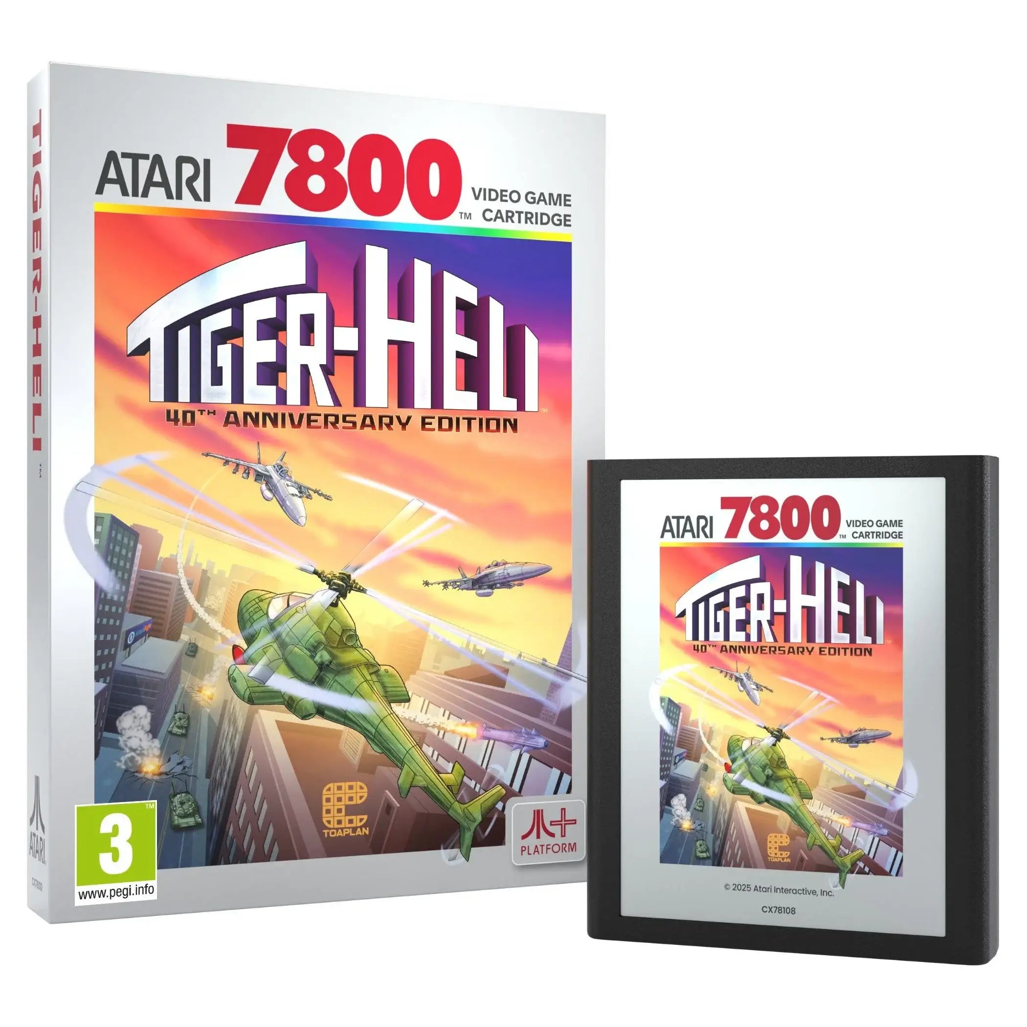 Atari - Tiger-Heli 7800 - Gra Na Konsolę Atari