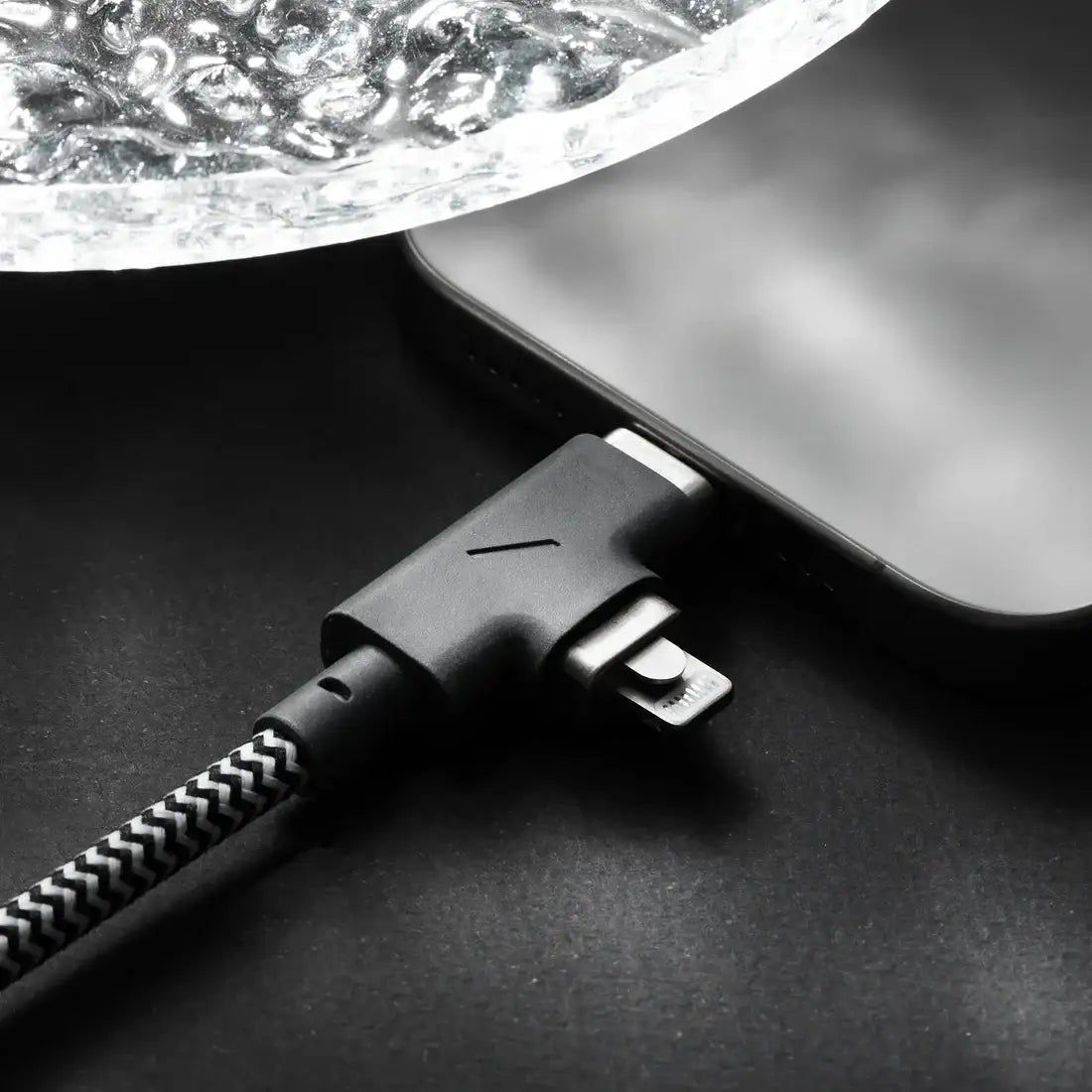 Native Union - Belt Cable Duo Pro 2.4M 240W (USB-C to USB-C & Lightning) - Kabel USB-C do USB-C i Lightning