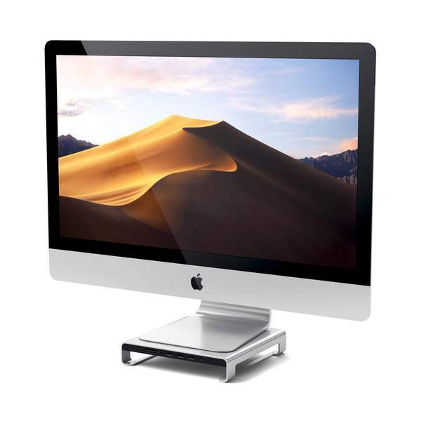 Satechi - Type C Aluminum Monitor Stand Hub for Imac