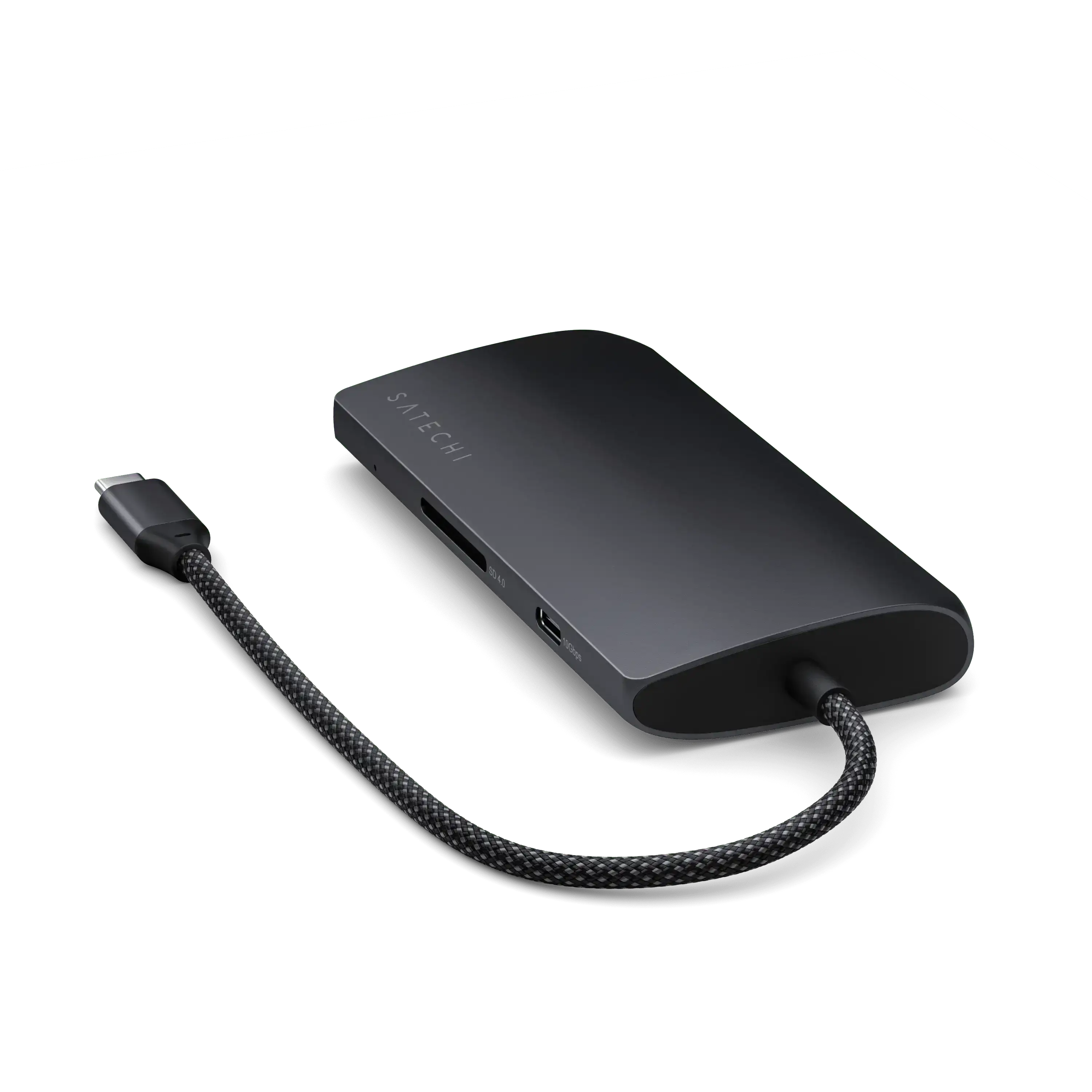 Adapter USB-C Multiport z wyjściem ethernet, USB, HDMI do biura, nowoczesny design