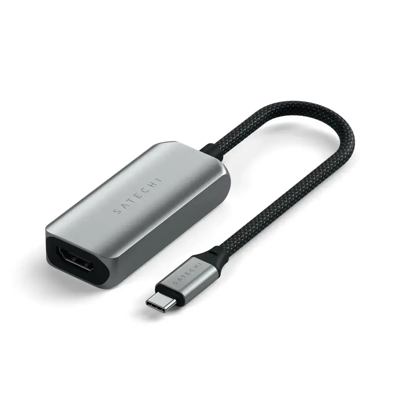 Adapter USB-C do HDMI 2.1 8K z plecionym przewodem, akcesorium do biura