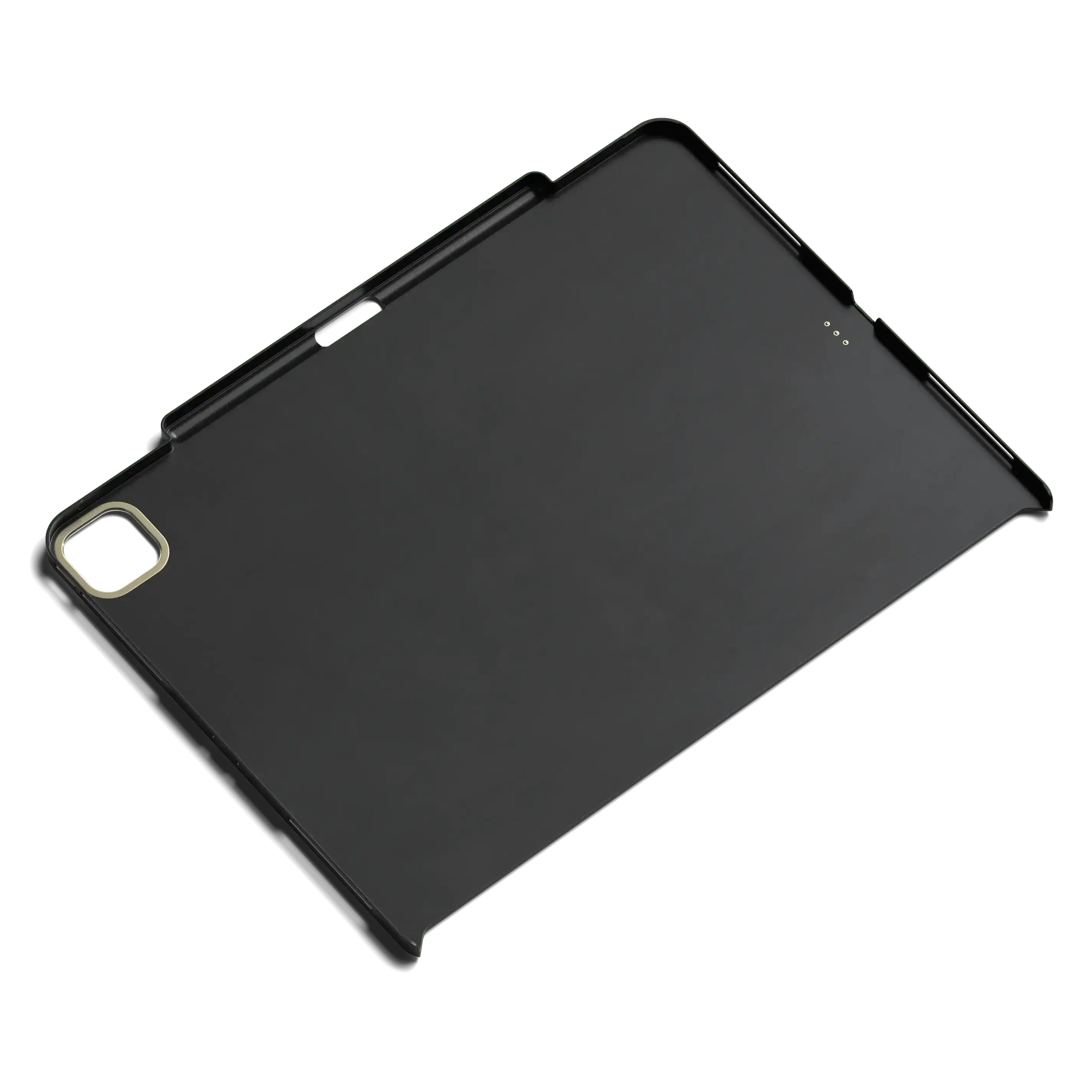 Czarne etui na iPad Pro z ekoskóry, matowe, z wycięciem na aparat