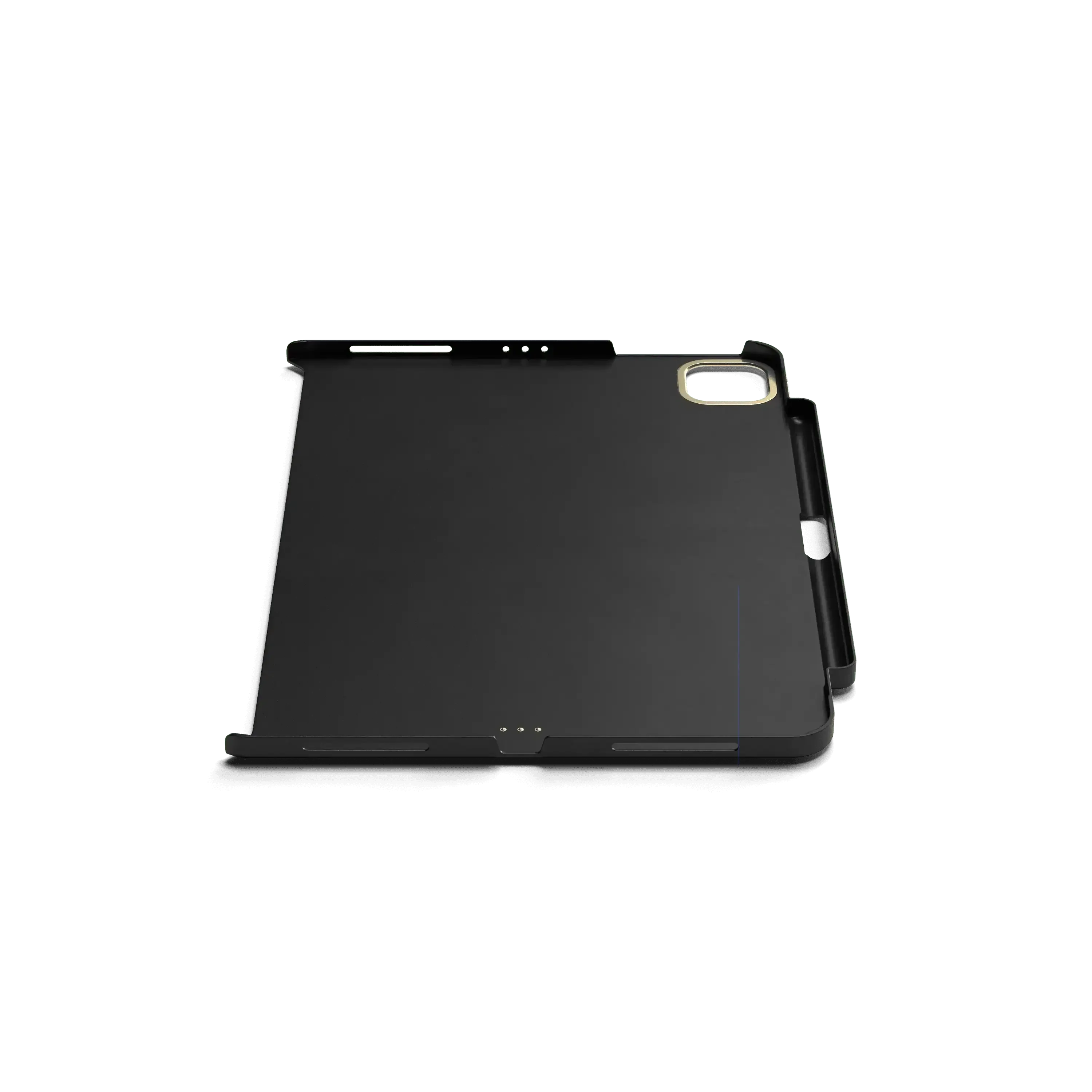 Czarny magnetyczny pokrowiec wegański na iPad Pro z miejscem na Apple Pencil