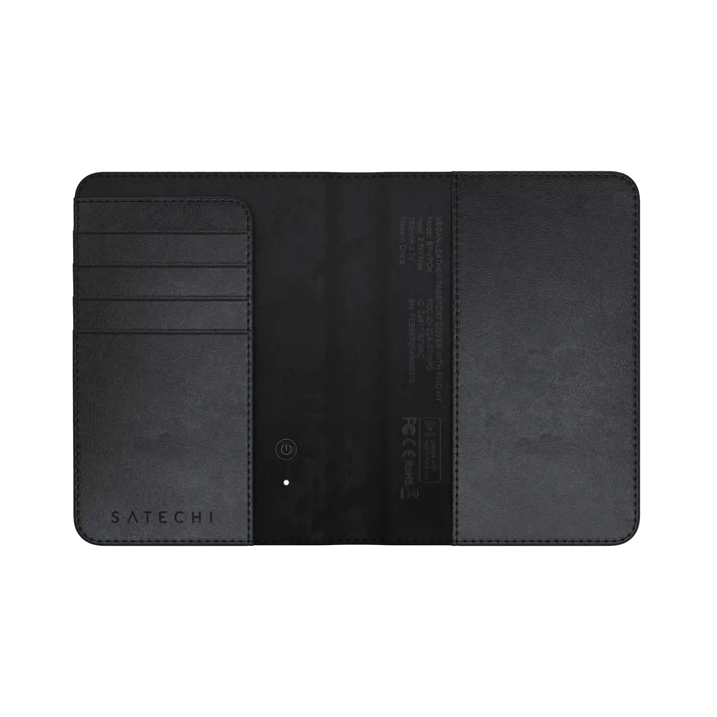 Satechi - Vegan - Leather Passport Cover with Find My - Etui na Paszport z Funkcją Śledzenia