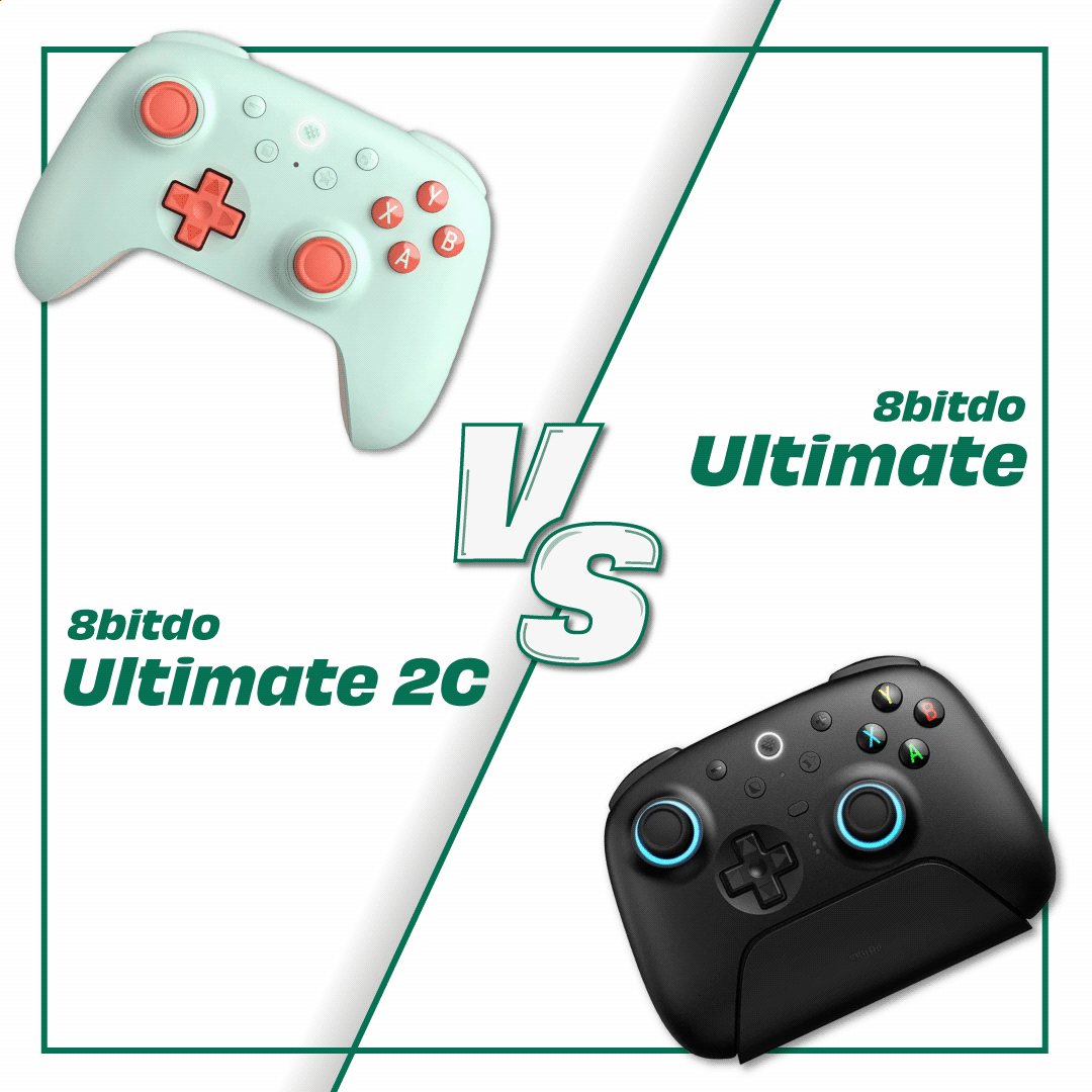 8BitDo Ultimate 2 vs 2C – porównanie kontrolerów