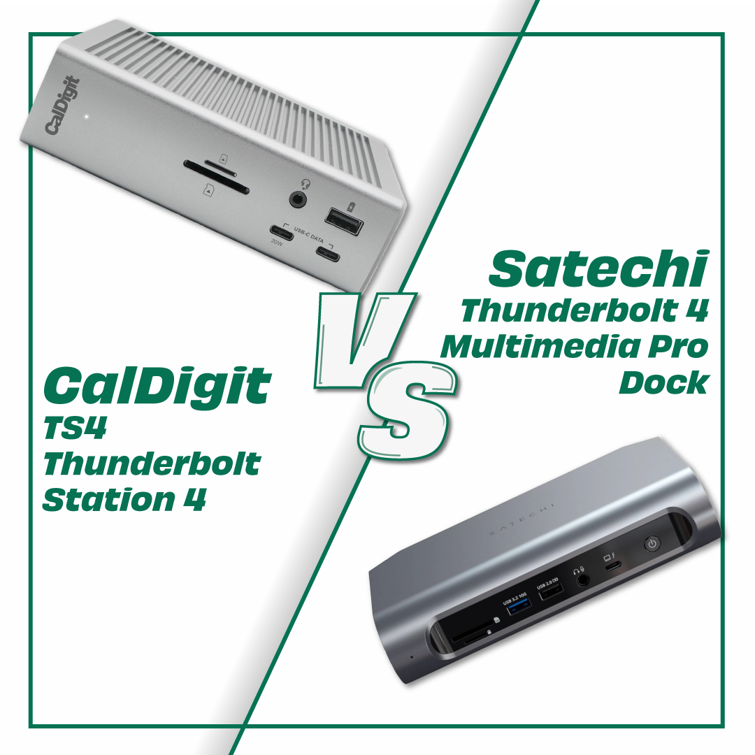 Satechi Thunderbolt 4 Multimedia Pro Dock vs. CalDigit TS4 – Porównanie dwóch flagowych stacji dokujących