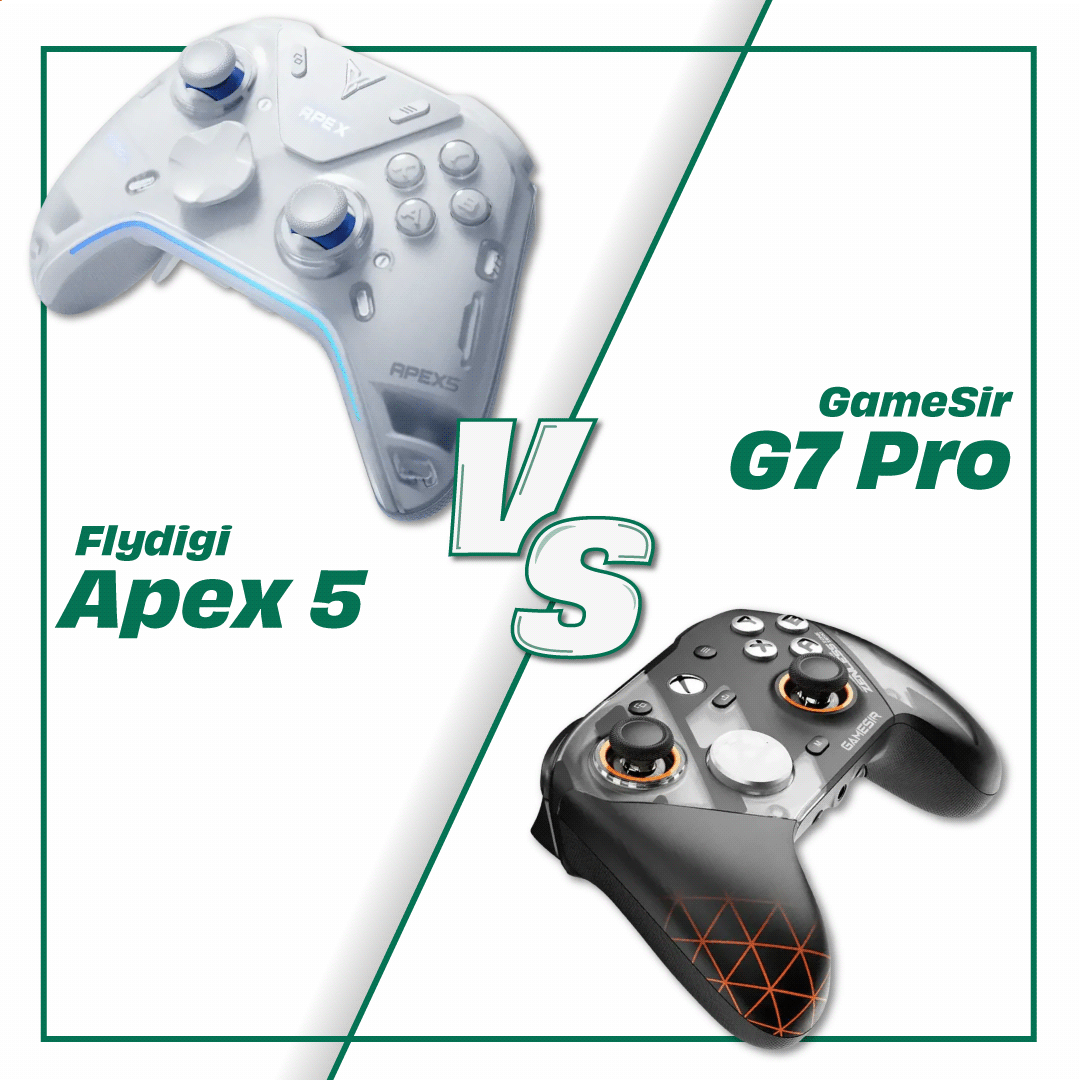 GameSir G7 Pro ZZZ Edition vs Flydigi APEX 5 - porównanie kontrolerów do gier
