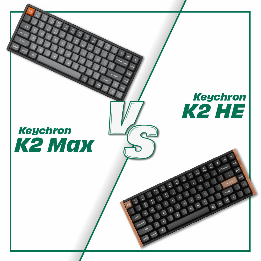 Keychron K2 HE vs Keychron K2 Max – Nowoczesny mechanik kontra klasyk w najlepszym wydaniu