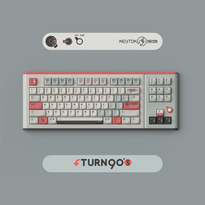 KeyTok - Turn To 90's Smile Dye-Sub PBT Keyaps