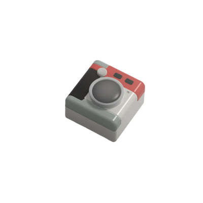 Keycap w kształcie aparatu, kolorowy akcent do klawiatury mechanicznej, akcesoria desk setup