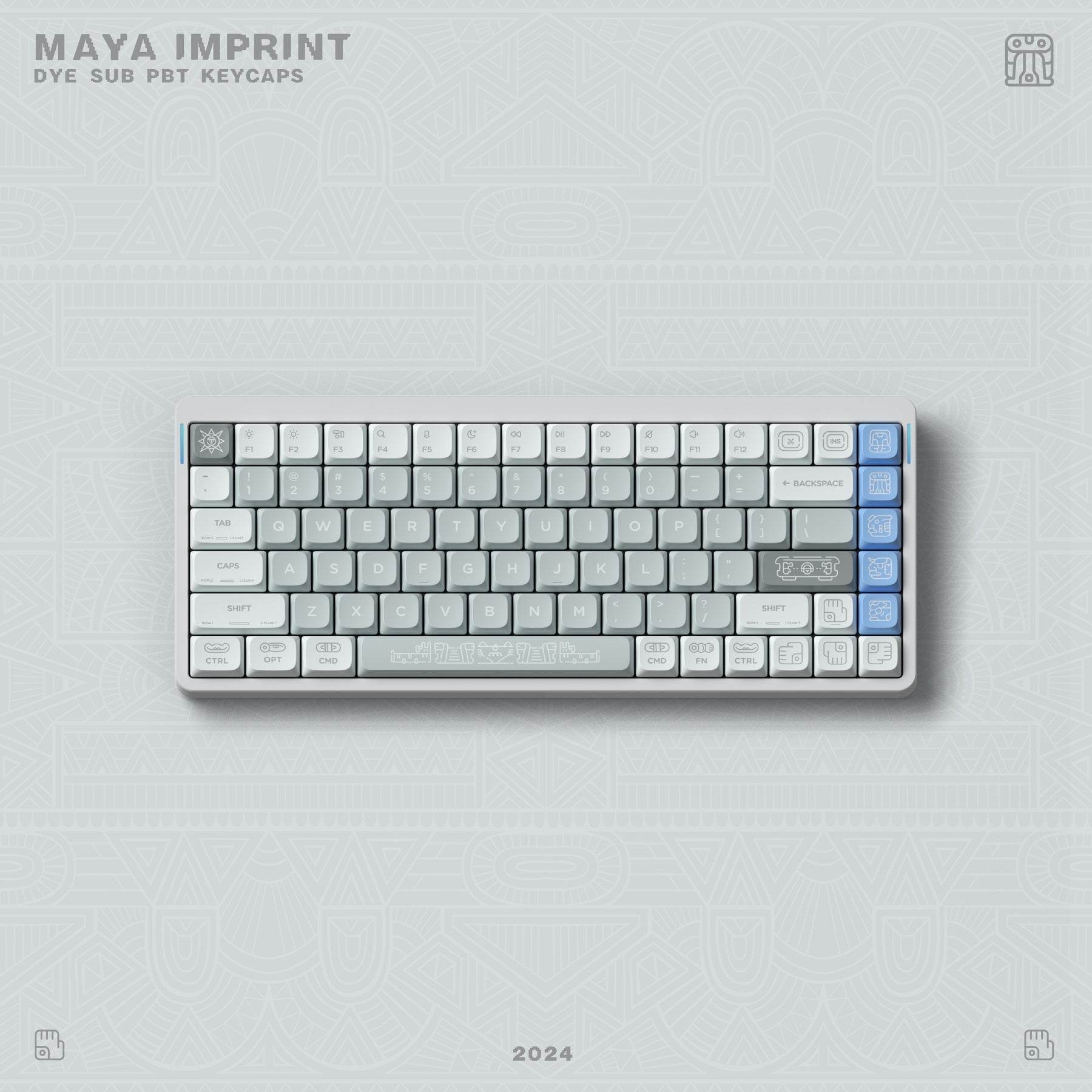 NuPhy - Maya Imprint nSA Dye-sub PBT Keycaps