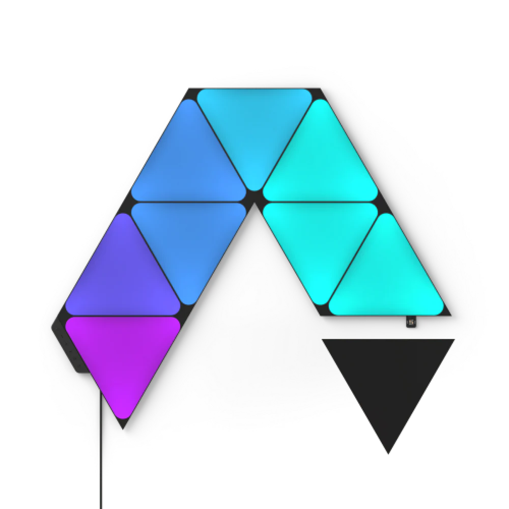 Nanoleaf Shapes - Limited Edition Ultra Black Triangles Starter Kit - Zestaw Paneli Świetlnych LED