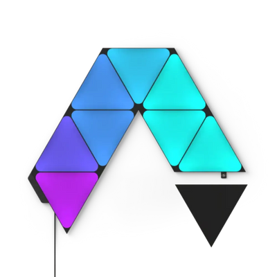 Nanoleaf Shapes - Limited Edition Ultra Black Triangles Starter Kit - Zestaw Paneli Świetlnych LED