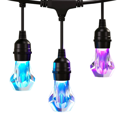 Nanoleaf Essentials - Smart Multicolour Outdoor String Light Expansion Pack - Wielokolorowe Lampki Zewnętrzne