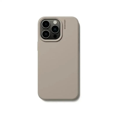 Beżowe etui na smartfon, matowe, minimalistyczny design, ochrona telefonu
