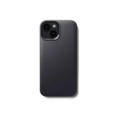 Czarny minimalistyczny case do smartfona, solidna ochrona telefonu, akcesoria biurowe