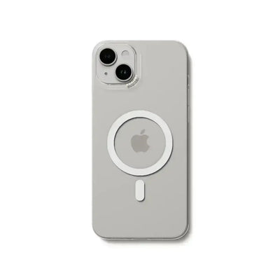 Etui MagSafe do iPhone, przezroczyste, minimalistyczne, ochrona telefonu, akcesoria biurowe