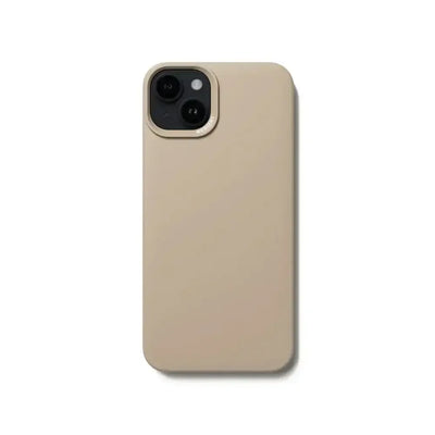 Beżowe etui na smartfon, minimalistyczny design, ochrona telefonu, akcesoria biurowe