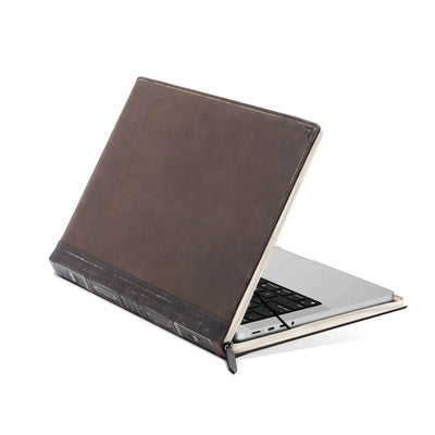 Etui na laptopa w kształcie książki, ochrona MacBooka, akcesoria biurowe, eleganckie wykonanie