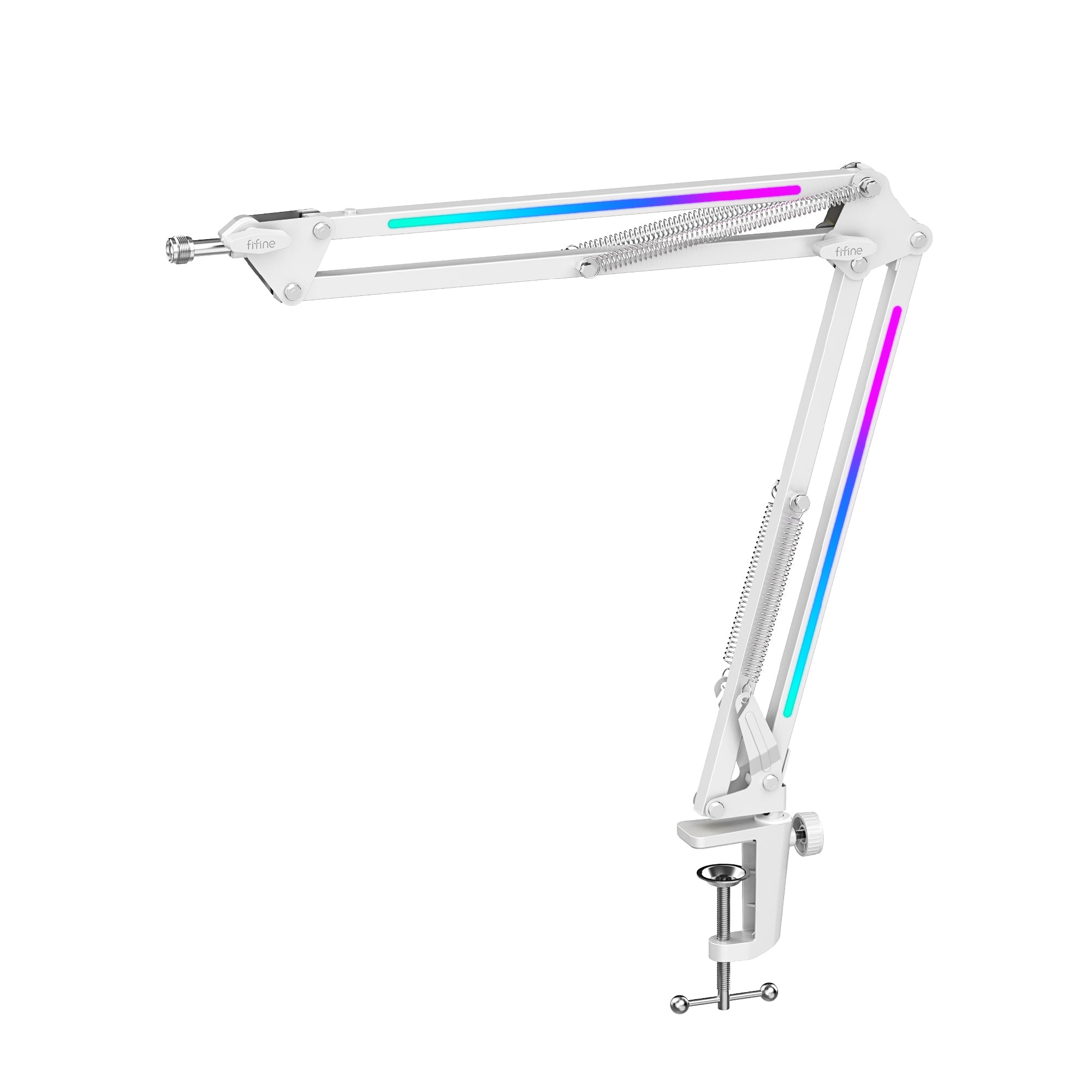 Fifine - AmpliGame - BM38 RGB Microphone Boom Arm Stand - Statyw Biurkowy do Mikrofonu