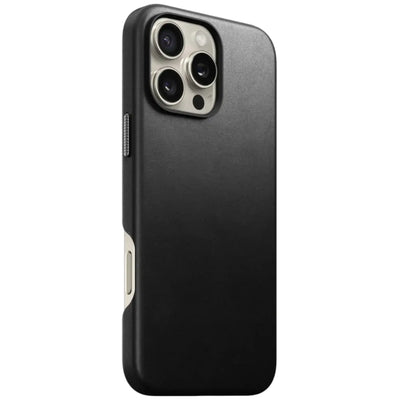 Czarne etui na telefon, minimalistyczny case ochronny z widocznym aparatem