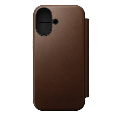 Nomad – Modern Leather Folio for iPhone 17 / Pro / Pro Max with MagSafe - Skórzane Etui z MagSafe