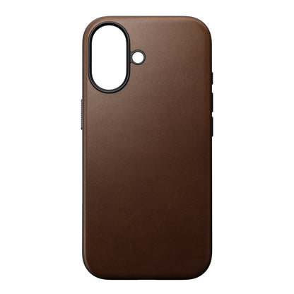 Nomad – Modern Leather Case for iPhone 17/Pro/Pro Max with MagSafe - Skórzane Etui z MagSafe
