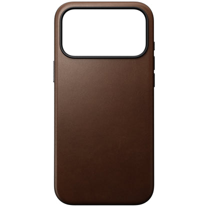 Nomad – Modern Leather Case for iPhone 17/Pro/Pro Max with MagSafe - Skórzane Etui z MagSafe