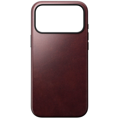 Nomad – Modern Leather Case for iPhone 17/Pro/Pro Max with MagSafe - Skórzane Etui z MagSafe