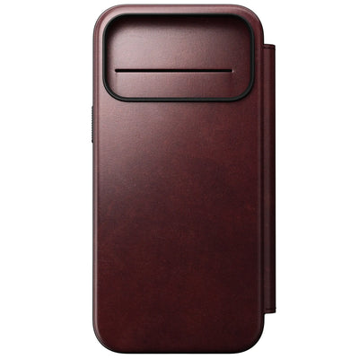 Nomad – Modern Leather Folio for iPhone 17 / Pro / Pro Max with MagSafe - Skórzane Etui z MagSafe