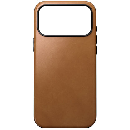 Nomad – Modern Leather Case for iPhone 17/Pro/Pro Max with MagSafe - Skórzane Etui z MagSafe