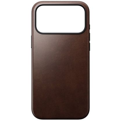 Nomad – Modern Leather Case for iPhone 17/Pro/Pro Max with MagSafe - Skórzane Etui z MagSafe