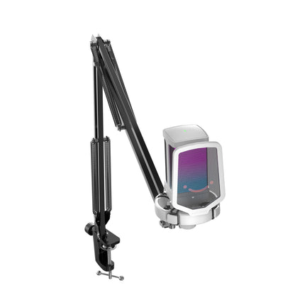 Fifine - AmpliGame - Q6T USB Condenser Microphone with RGB - Mikrofon Pojemnościowy Studyjny USB z Ramieniem