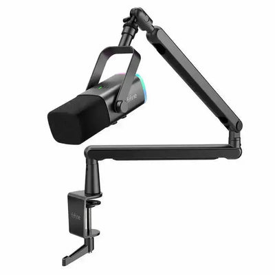Fifine - AmpliGame - TAM8 Studio Dynamic Microphone With Boom Arm Stand - Studyjny Mikrofon Dynamiczny XLR/USB z Pantografem
