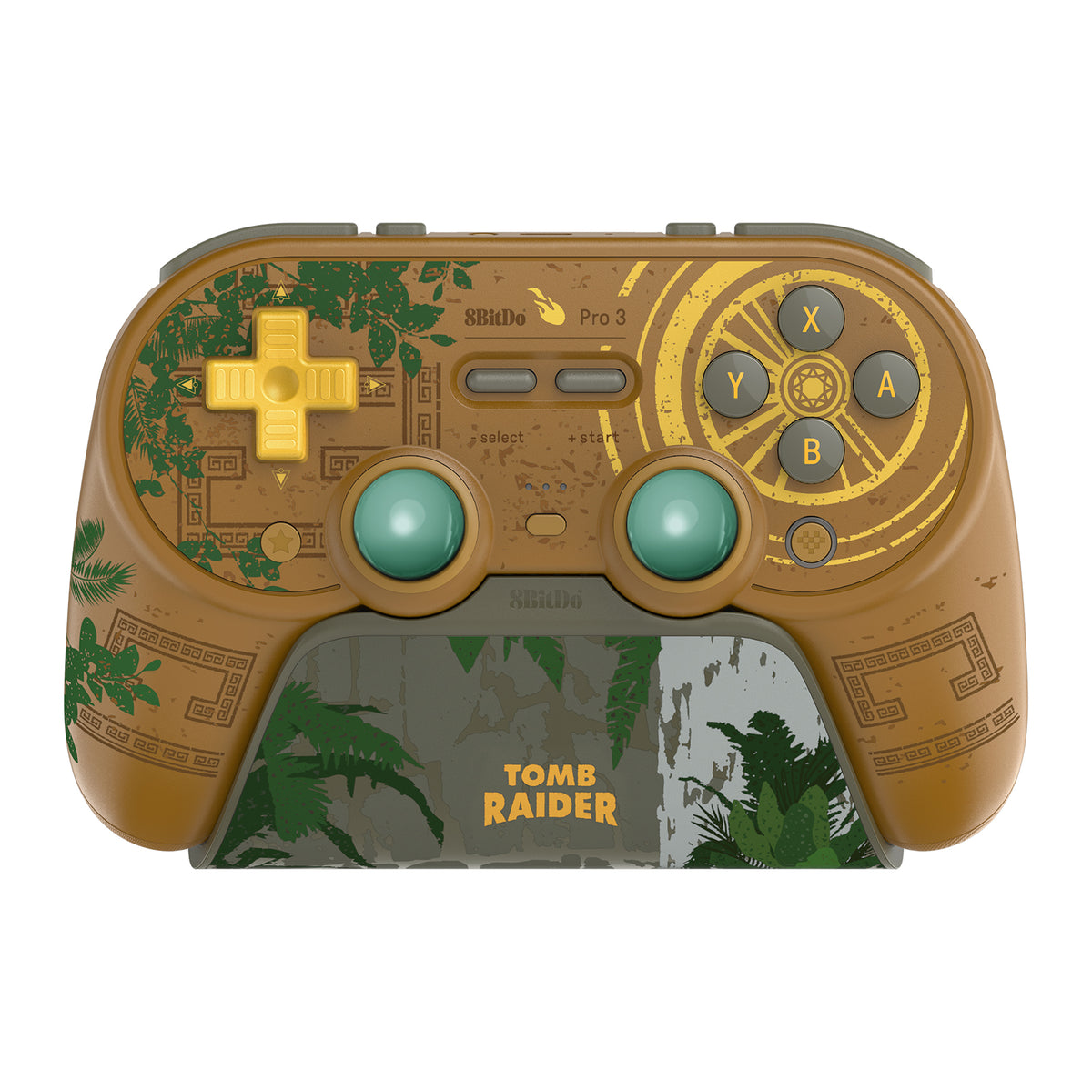 8BitDo - Pro 3 Tomb Raider 30th Anniversary Edition Bluetooth Gamepad - Kontroler Bezprzewodowy ze Stacją Ładującą