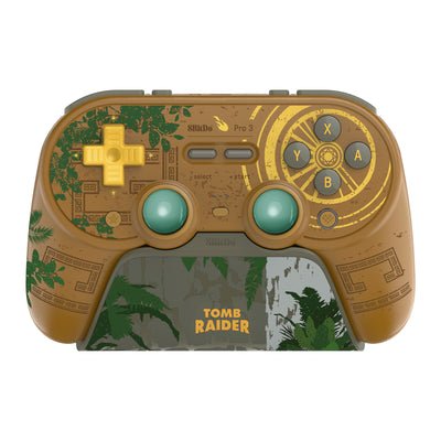 8BitDo - Pro 3 Tomb Raider 30th Anniversary Edition Bluetooth Gamepad - Kontroler Bezprzewodowy ze Stacją Ładującą