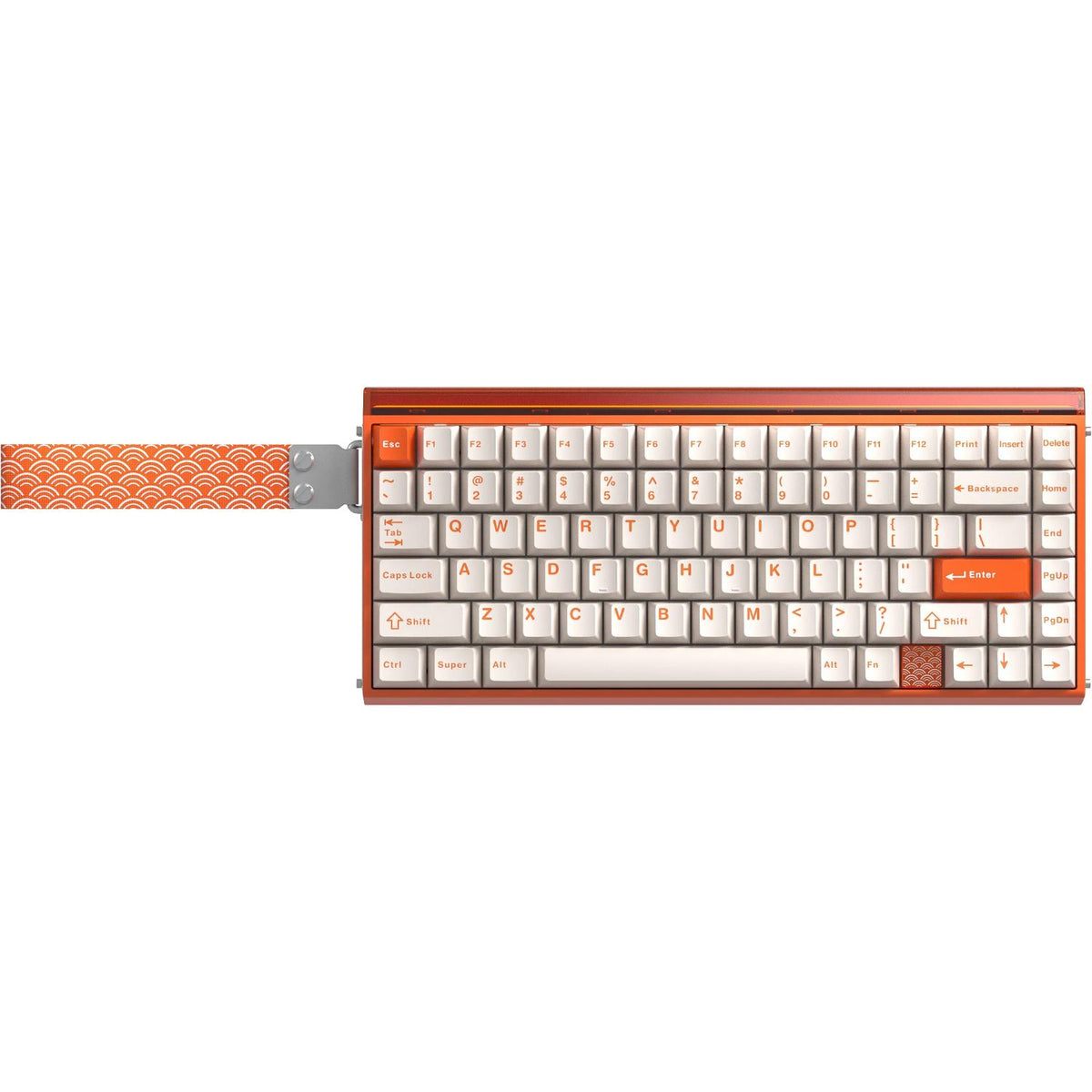 AULA - Hero 75 HE - High-Performance Magnetic Switch Keyboard Orange - Magnetyczna Klawiatura Gamingowa